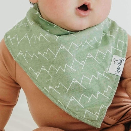 Copper Pearl 4 PACK BABY BANDANA BIBS - ARCHER