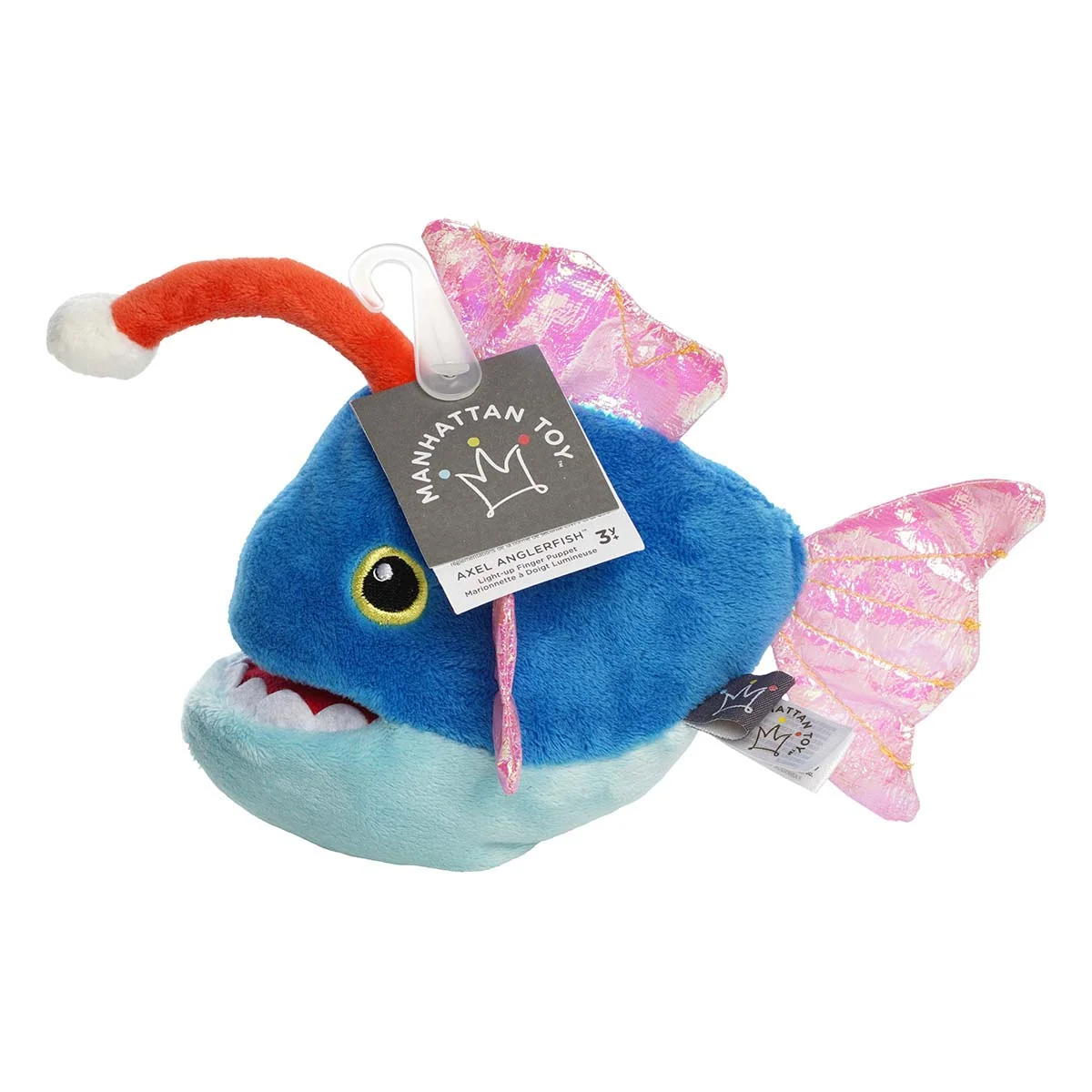 Manhattan Toy Axel Angler Fish Light-Up Finger Puppet