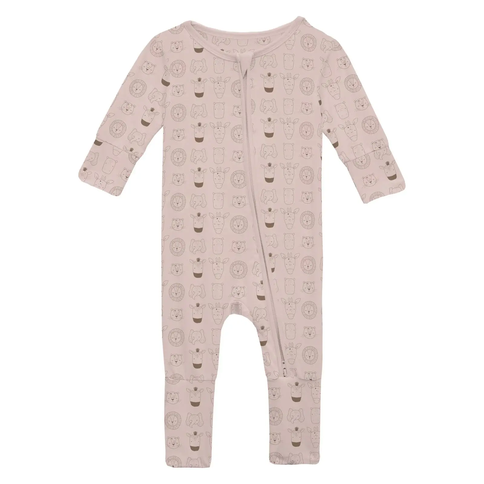 Kickee Pants Print Convertible Coverall - Shrinking Violet Animals