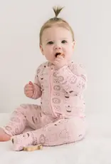Kickee Pants Print Convertible Coverall - Shrinking Violet Animals