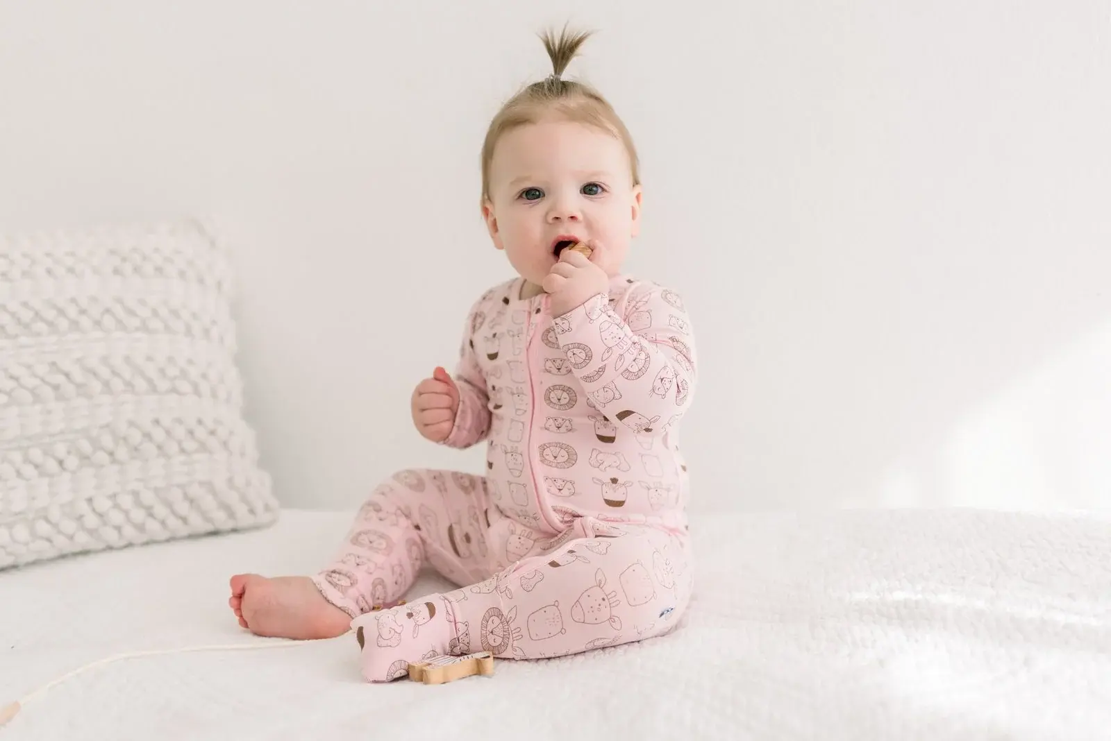 Kickee Pants Print Convertible Coverall - Shrinking Violet Animals