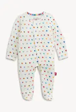 Magnetic  Me Branded Heart Modal Footie