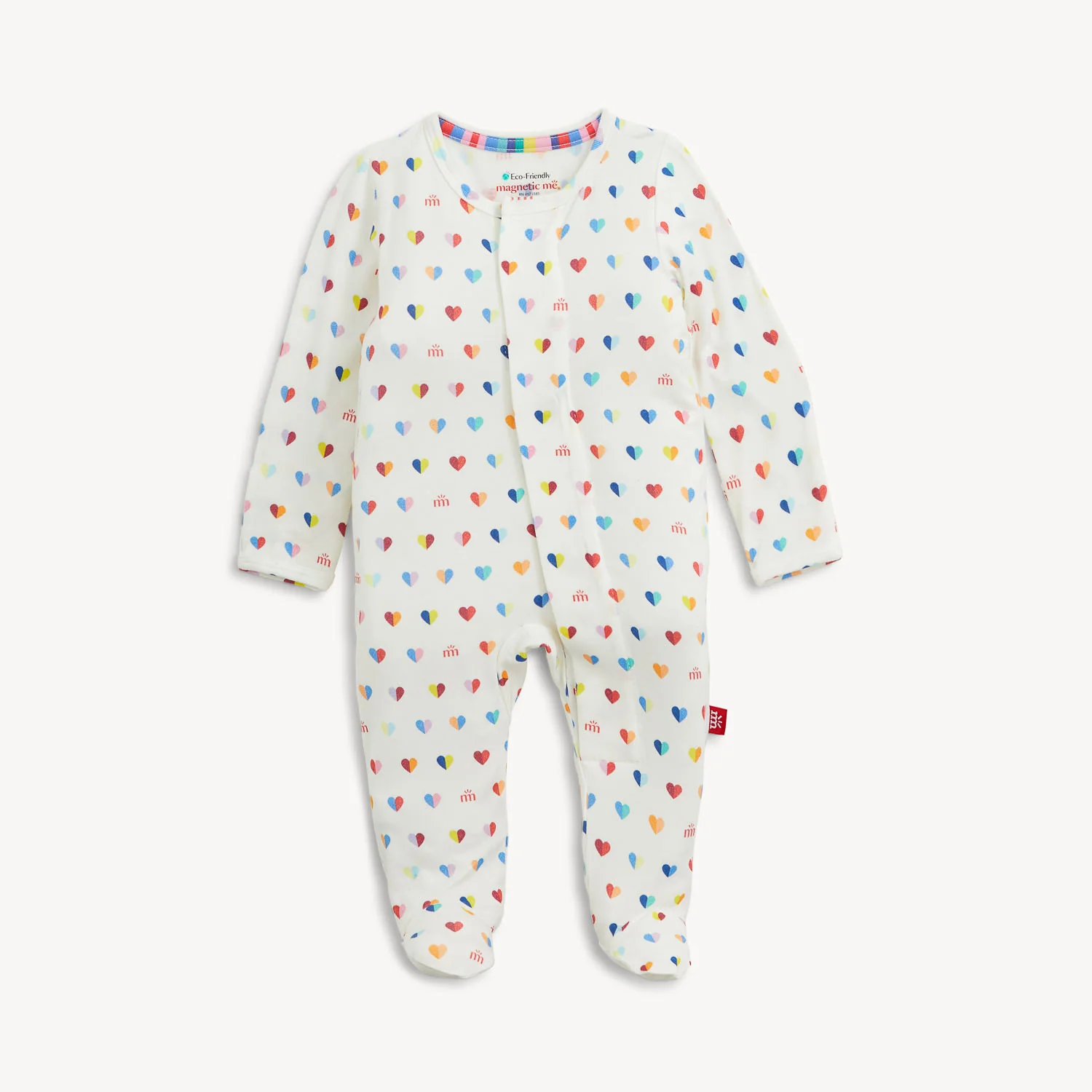 Magnetic  Me Branded Heart Modal Footie
