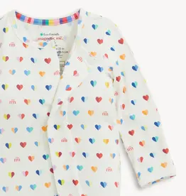 Magnetic  Me Branded Heart Modal Footie
