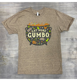 Eat More Gumbo Mens Tee