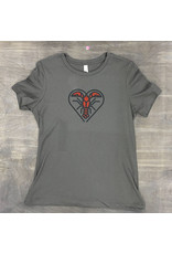 Crawfish Heart Womens Relaxed Fit Tee