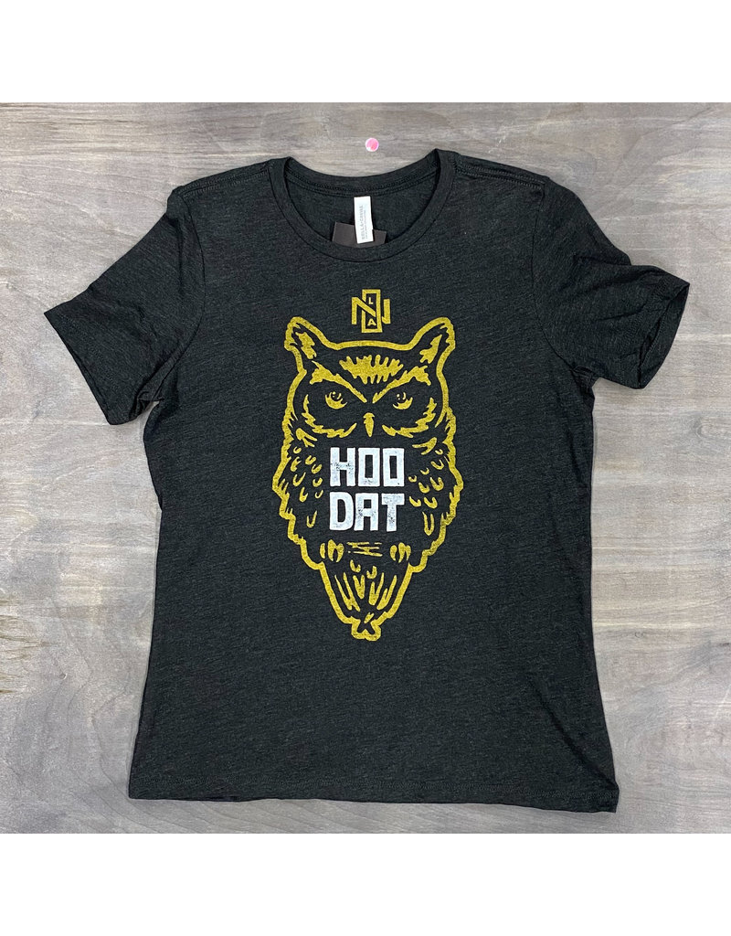 Hoo Dat Womens Relaxed Fit Tee