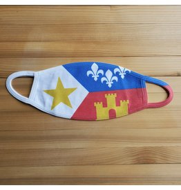 Cotton Face Mask - Acadian Flag