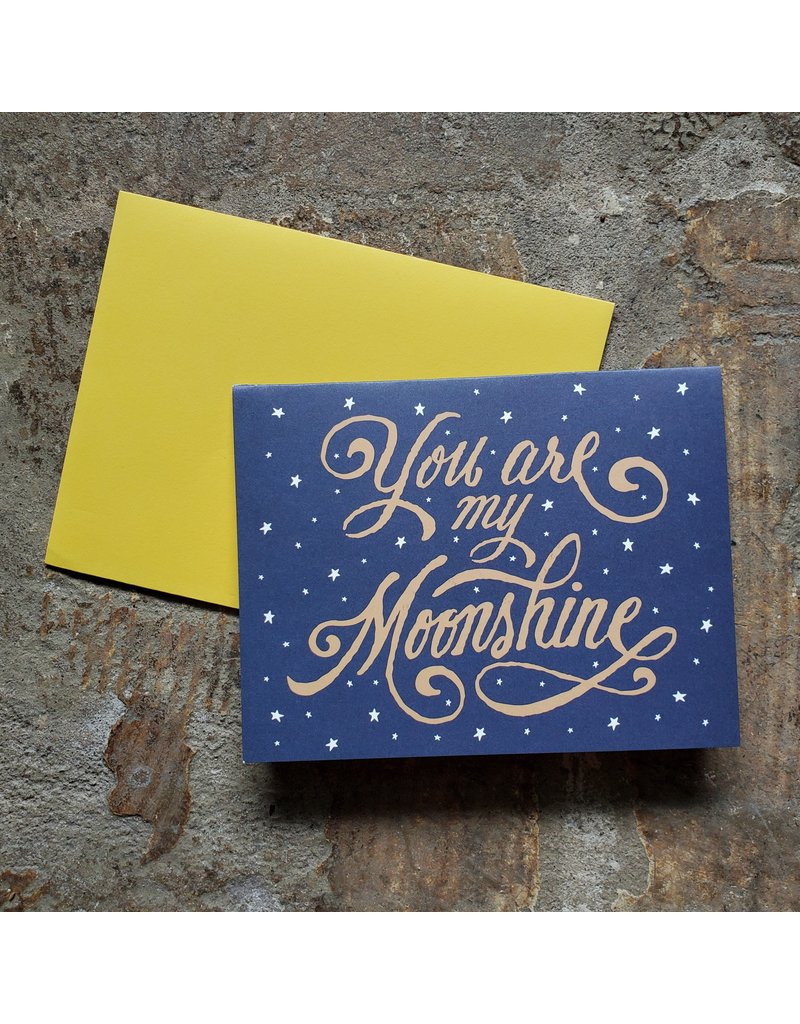 You Are My Moonshine Greeting Card