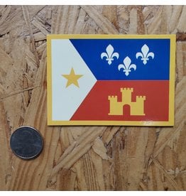 Acadian Flag Sticker