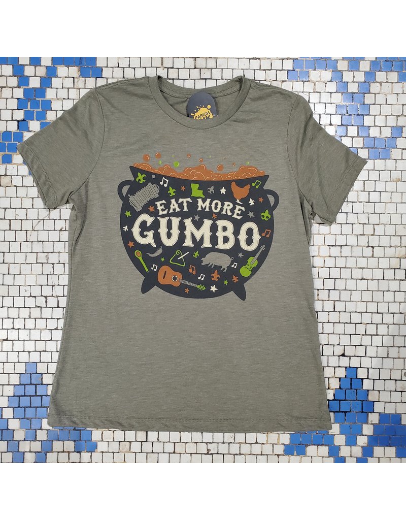 Eat More Gumbo Womens Relaxed Fit Tee