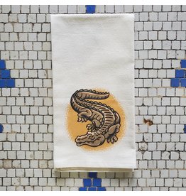 Gator Tattoo Tea Towel