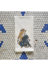 Pelican Tattoo Tea Towel