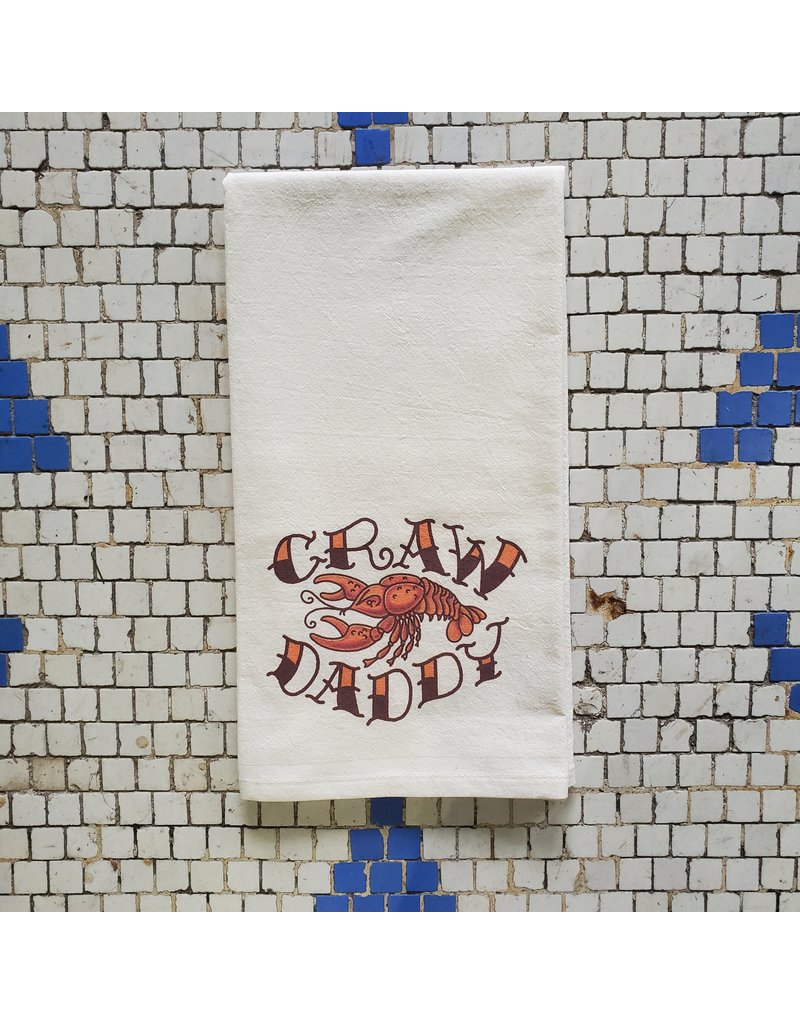 Crawdaddy Tattoo Tea Towel