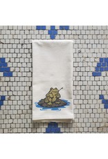 Bayou Frog Tea Towel