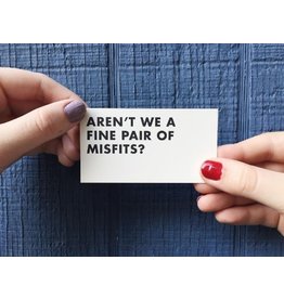Fine Pair of Misfits Mini Card