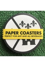Acadian Flag Paper Coaster Set