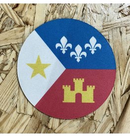 Acadian Flag Coaster