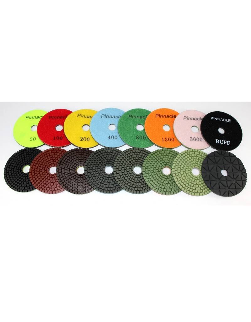 PIN4400 PINNACLE 4" 400 GRIT WET PREMIUM POLISHING PAD