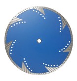 5" TORNADO TURBO BLADE WITH SIDE PROTECTION FOR GRANITE AND HARD MATERIALS