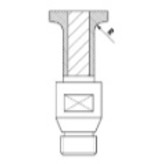 M302AR512G "A" 30 1/2" GAS POS. #2 METAL DIAMOND FOR CNC