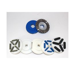 FLT45 4" SNAIL LOCK FLAT POLISH POS. 5