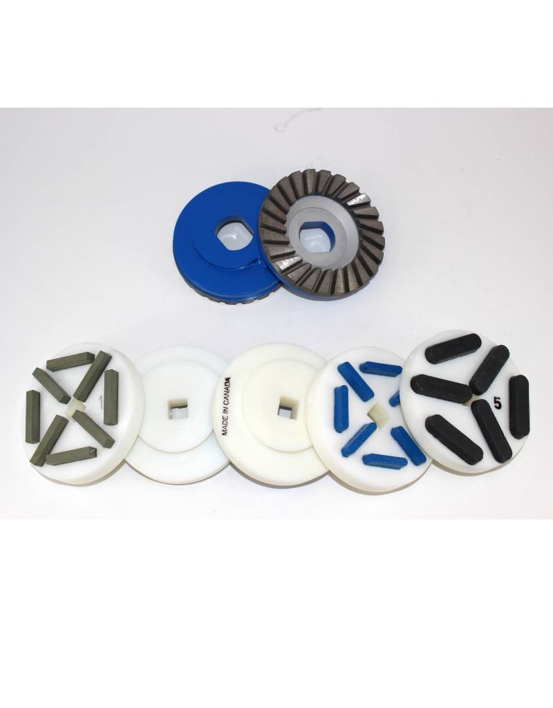 FLT45 4" SNAIL LOCK FLAT POLISH POS. 5