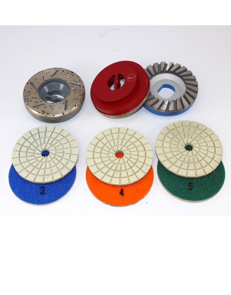 PINFP5ES 4" POSITION 5 ENGINEERED STONE POLISHING PAD FOR C-FRAME