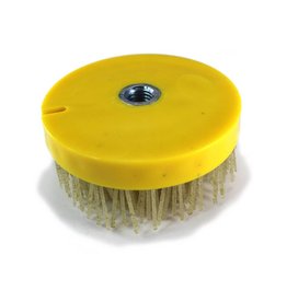 LB80 4" DIAMOND LEATHERING BRUSH 80 GRIT