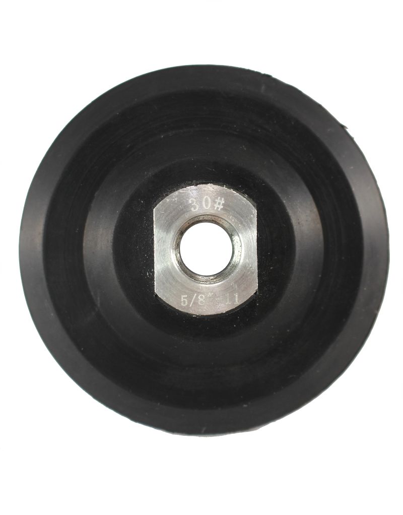 1340R30 4" 30 GRIT RUBBER BACKED CUP WHEEL