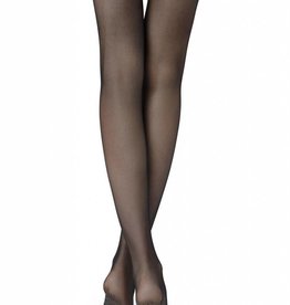 15 Denier Sheer Black Tights Non Slip