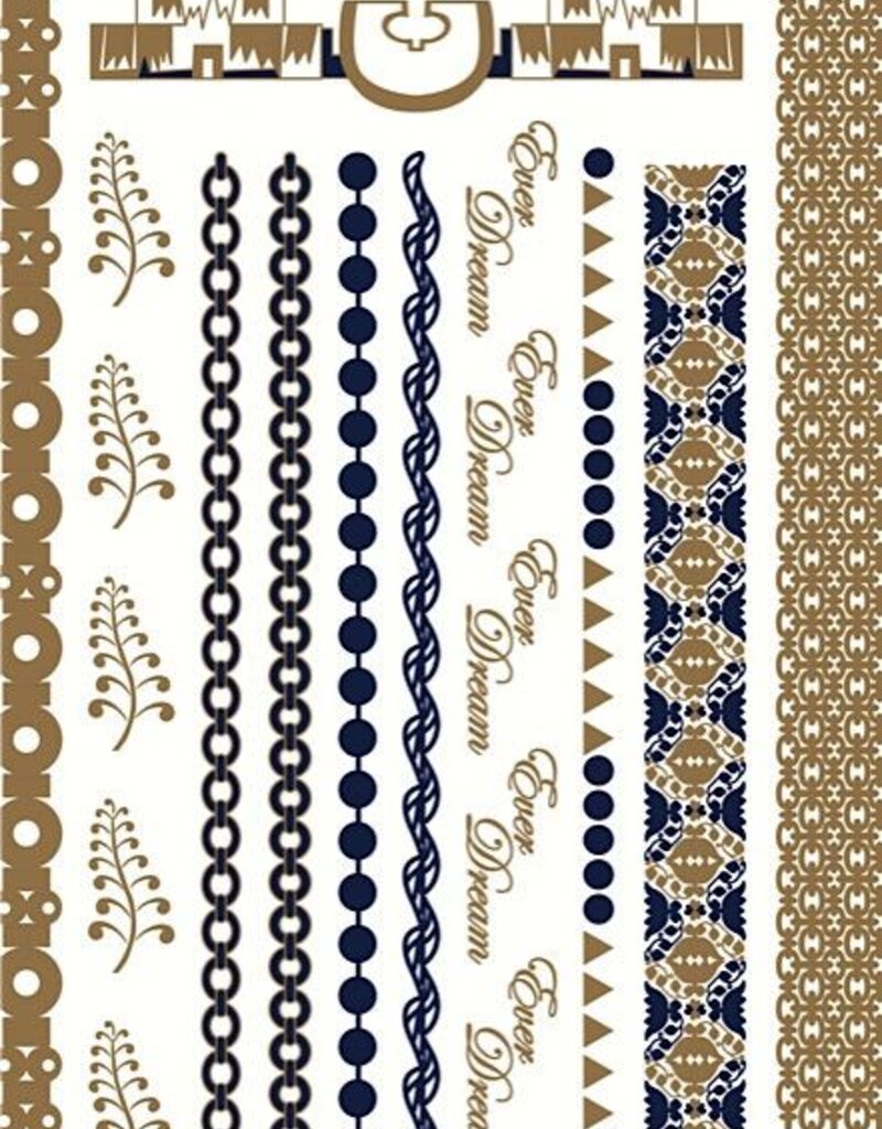 EverDream Metallic Body Art Tattoos