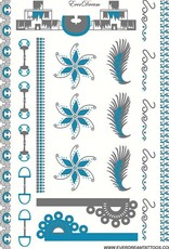 EverDream Metallic Body Art Tattoos