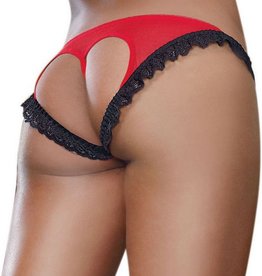 DreamGirl Heart Open Back Panty