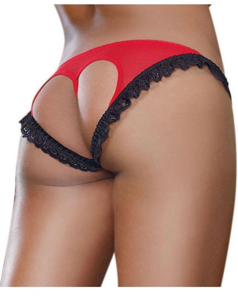 DreamGirl Heart Open Back Panty