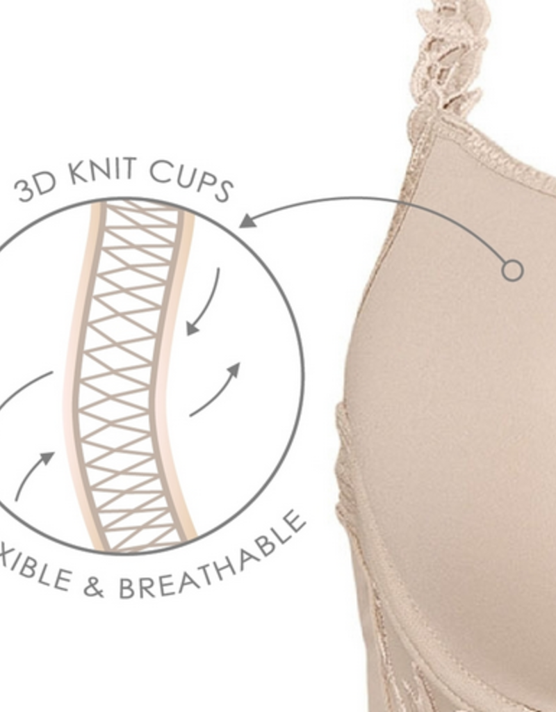 Simone Pérèle Promesse 3D Plunge Spacer Bra - Midnight Magic Lingerie