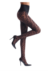 Commando Leopard Sheer Hose Hosiery