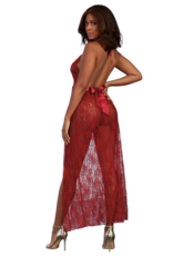 DreamGirl Lace Gown and G String -  10460