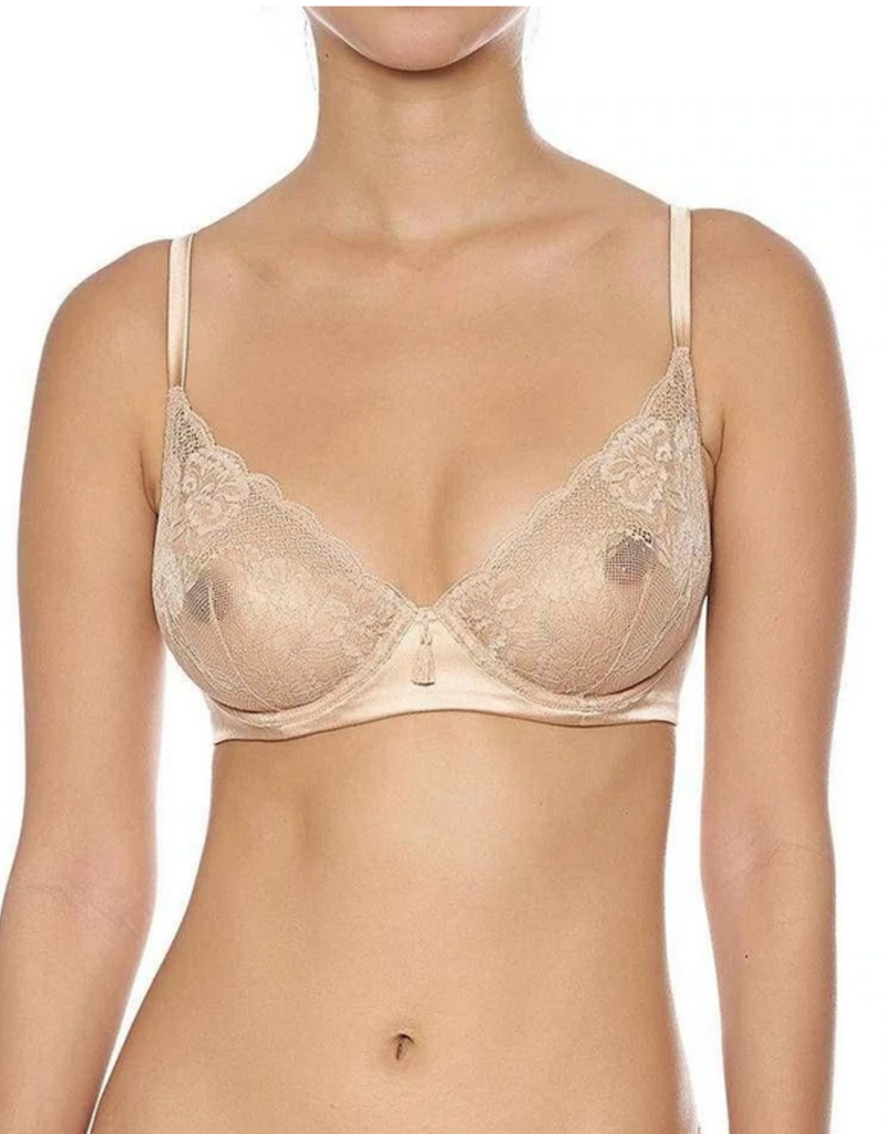 Addiction Gone with the Wind Lace Cup Bra - Addiction - Peach and Gold