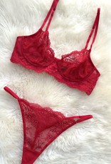 Samantha Chang All Lace Amour Cross Dye Adjustable Gstring