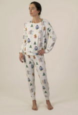 Aspen Dream Aspen Dream Cozy Long Sleeve Pajama Pants Set -
