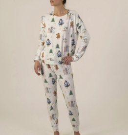 Aspen Dream Aspen Dream Cozy Long Sleeve Pajama Pants Set -