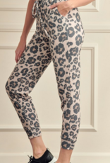 Yelete Leopard Joggers w Pockets - Yelete