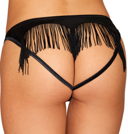 DreamGirl Open Back Tassel panty 1492