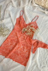 Samantha Chang All Lace Slip and Thong -TWO PIECE SET