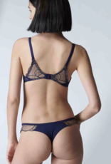 Simone Perele Reflet Laser Cut Thong Tanga