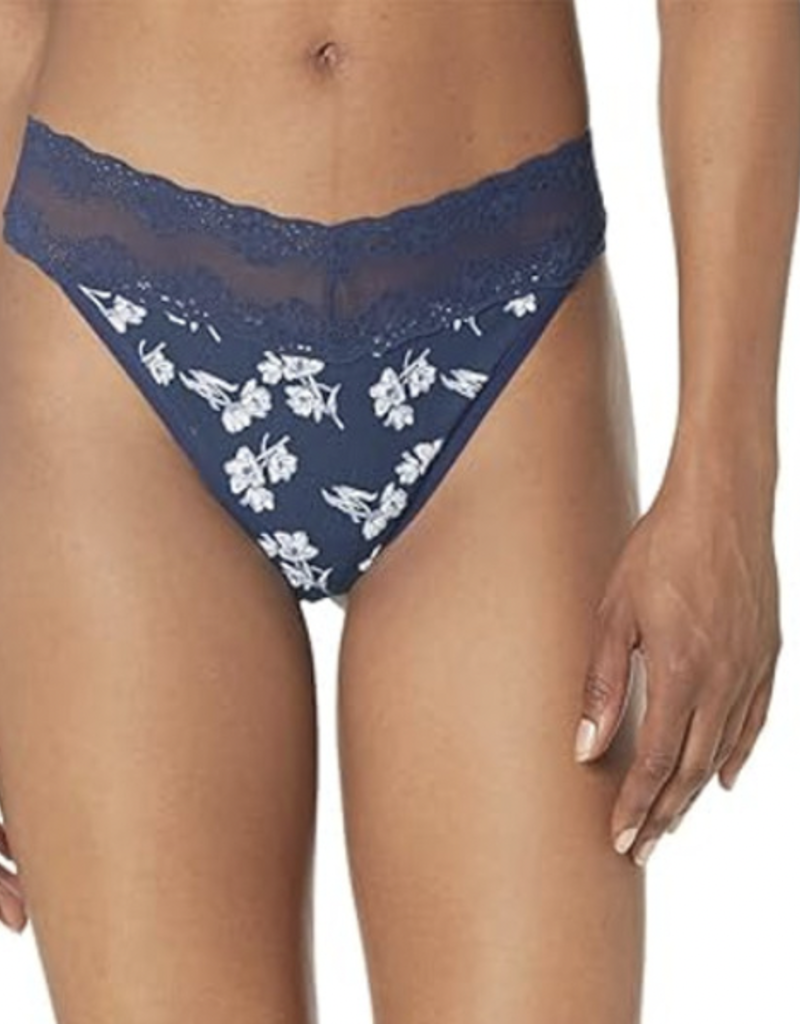 Natori Natori O/S Bliss Perfection  Seamless Lace Band Thong