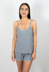 Aspen Dream Cute Stitching Cami and Short - aspen dream