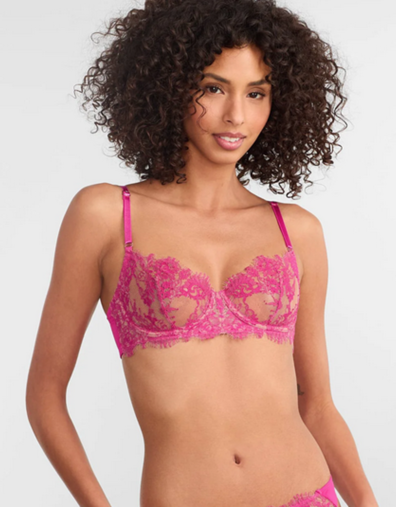 Skarlett Blue Entice Eyelash Lace Demi Balconette