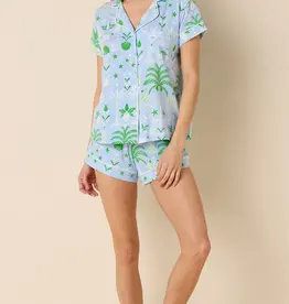The Cat's Pajamas Pima Cotton Tee and short Pj Set